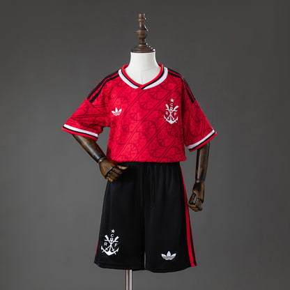 Kit Criança CR Flamengo 2026-27 Alternativo Vermelho