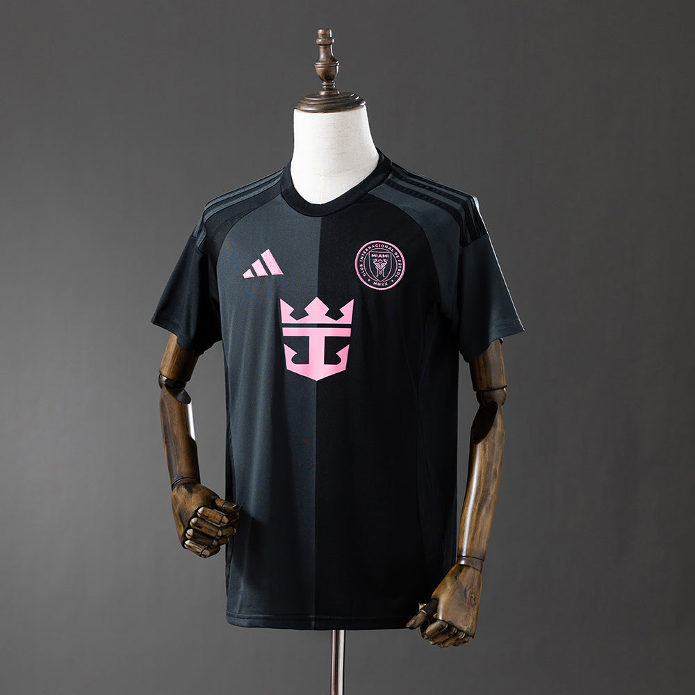 Camisola Inter Miami CF 2025-26 Alternativa Preta Versão Adepto MESSI #10