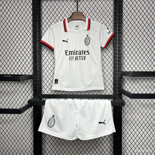 Kit Criança AC Milan 2024-25 Alternativo