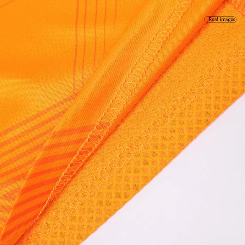 Camisola Manga Comprida Real Madrid CF  2024-25 Alternativa Laranja Versão Adepto