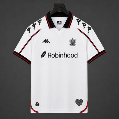Camisola OGC Nice 2026-27 Alternativa Branca Versão Adepto
