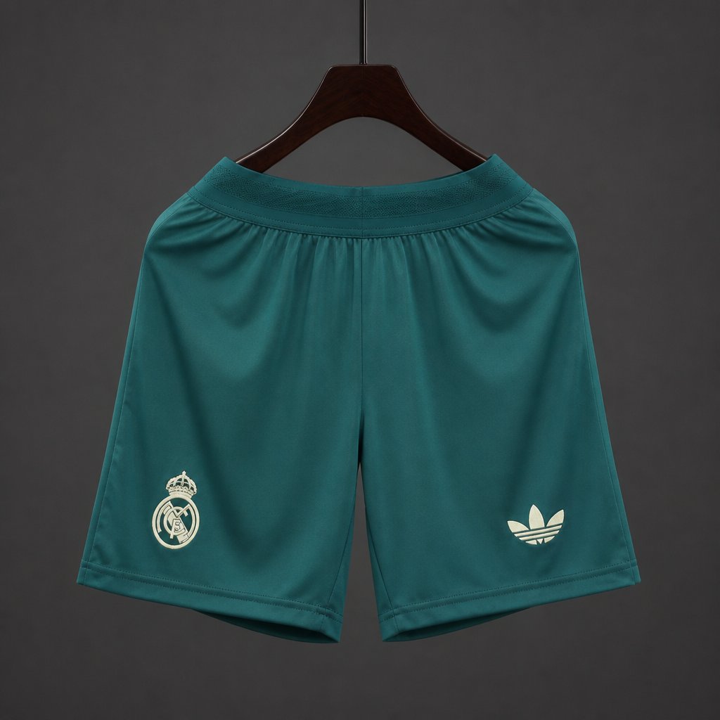 Calções Real Madrid CF 2026-27 Alternativos Verdes