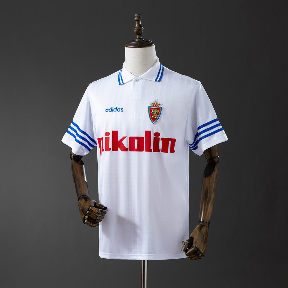 Camisola Real Saragoça 1995-96 Principal Versão Adepto