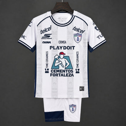 Kit Criança CF Pachuca 2026-27 Alternativo Branco