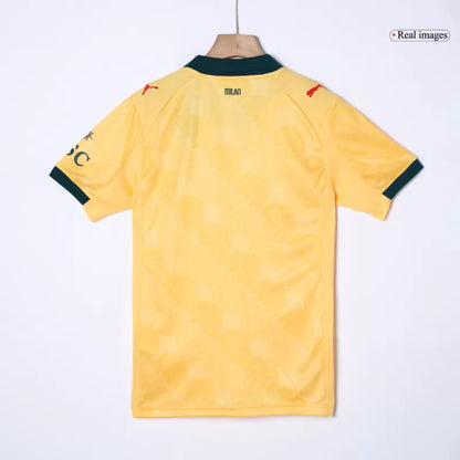 Camisola Ac Milan 2025-26 Alternativa Amarela Versão Adepto