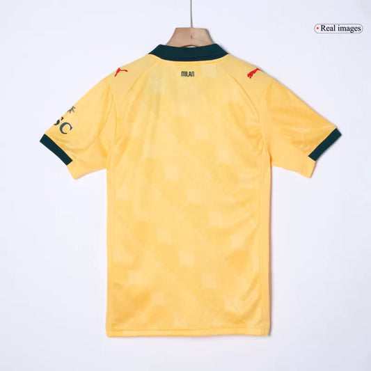 Camisola Ac Milan 2025-26 Alternativa Amarela Versão Adepto
