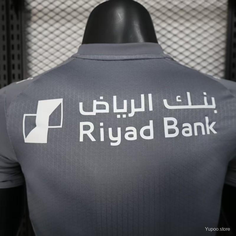 Camisola Al-Hilal SFC 2025-26 Alternativa Cinzenta Versão Jogador