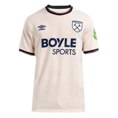 Camisola WH 2025-26 Alternativa Beje Versão Adepto