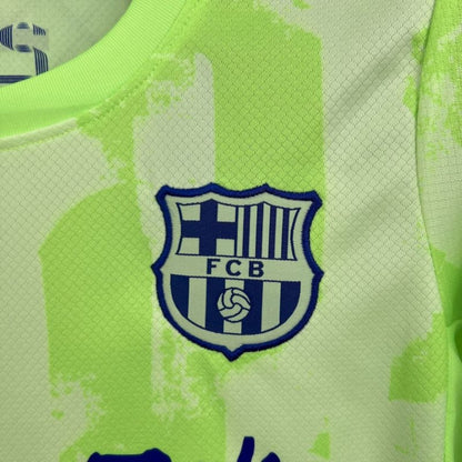 Kit Criança FC Barcelona 2025-26 Edição Travis Scott