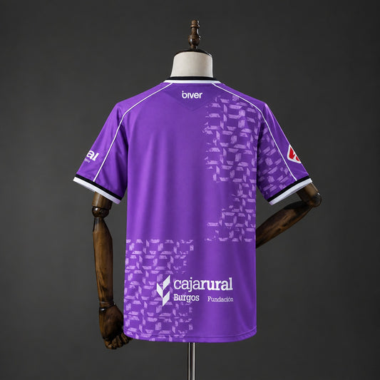 Camisola Burgos CF 2026-27 Alternativa Roxa Versão Adepto