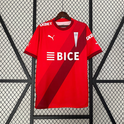 Camisola CD Universidad Católica 2024-25 Alternativa Vermelha Versão Adepto