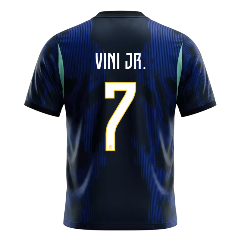 Camisola Brasil 2026 Alternativa Azul Versão Adepto VINI JR. #7