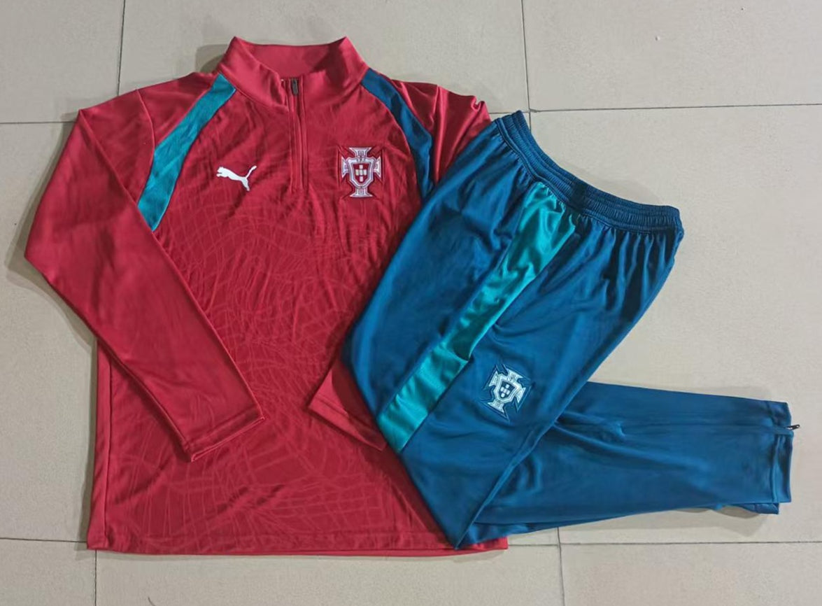 Fato de Treino Portugal 2026 - Camisola com Fecho