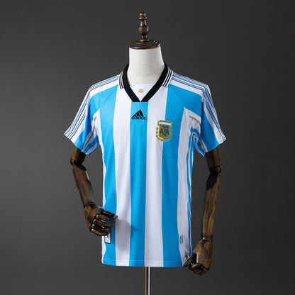 Camisola Argentina 1998 Principal Versão Adepto