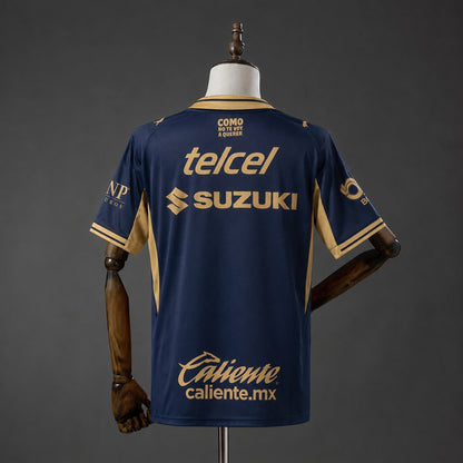 Camisola UNAM Pumas 2026-27 Alternativa Azul Versão Adepto