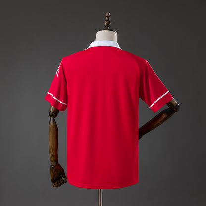 Camisola Argelia 1986 Alternativa Vermelha Versão Adepto