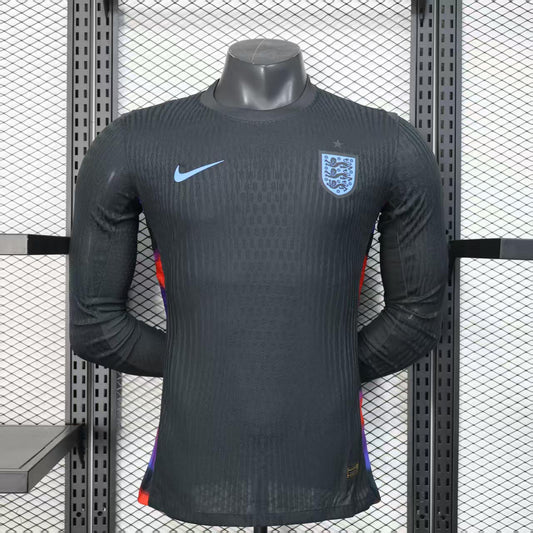 Camisola Inglaterra 2025 Alternativa Preta Versão Adepto Jogador
