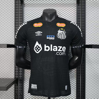Camisola Santos FC 2025-26 Edição Especial Versão Jogador Todos Patrocinadores