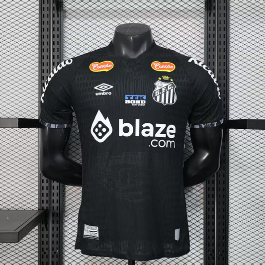 Camisola Santos FC 2025-26 Edição Especial Versão Jogador Todos Patrocinadores