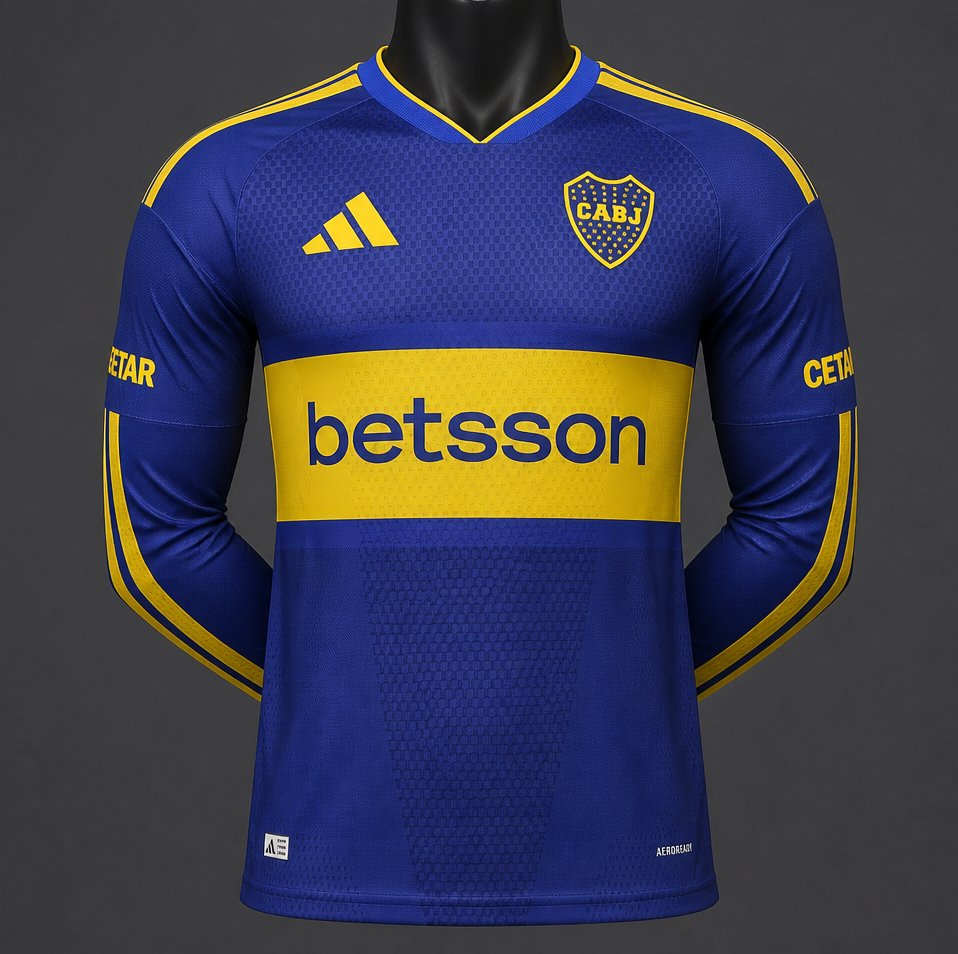 Camisola Manga Comprida CA Boca Juniors 2026-27 Principal Versão Jogador
