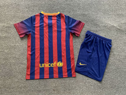 Kit Criança FC Barcelona 2013-14 Principal