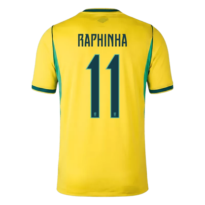 Camisola Brasil 2026 Principal Versão Adepto RAPHINHA #11