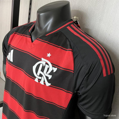Camisola CR Flamengo 2025-26 Principal Lisa Versão Jogador