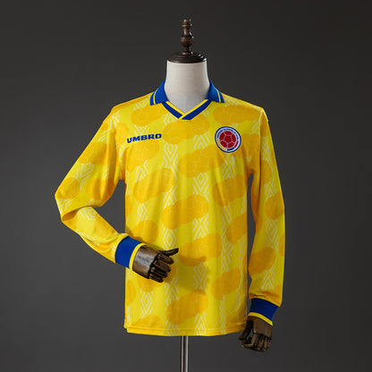 Camisola Manga Comprida Colombia 1994 Principal Versão Adepto