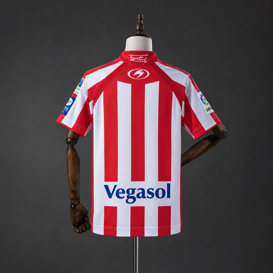 Camisola Real Sporting de Gijón 2008-09 Principal Versão Adepto