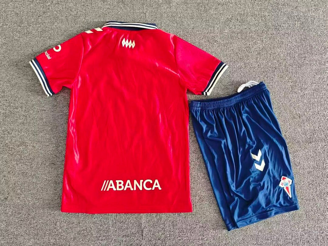 Kit Criança Celta Vigo 2026-27 Alternativo Vermelho