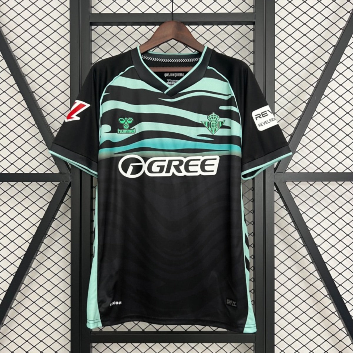 Camisola Real Bétis 2025-26 Alternativa Preta Versão Adepto