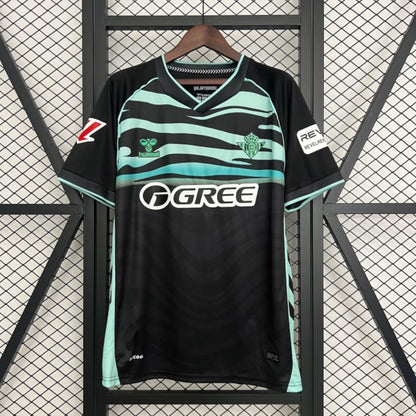 Camisola Real Bétis 2025-26 Alternativa Preta Versão Adepto