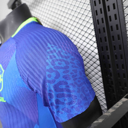 Camisola Brasil 2025 Alternativa Azul Versão Jogador