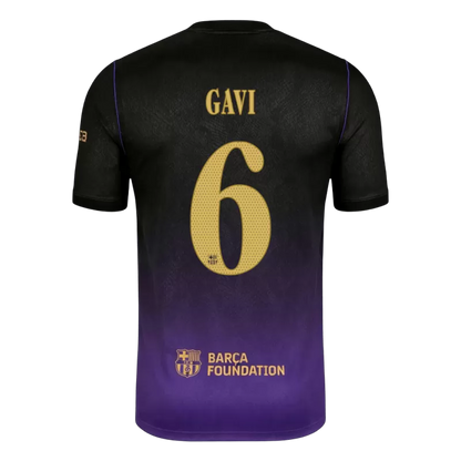 Camisola FC Barcelona 2026-27 Alternativa Roxa UCL Versão Adepto GAVI #6
