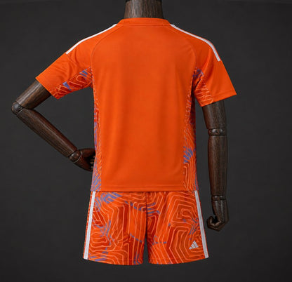 Kit Criança Juventus FC 2026-27 Alternativo Laranja