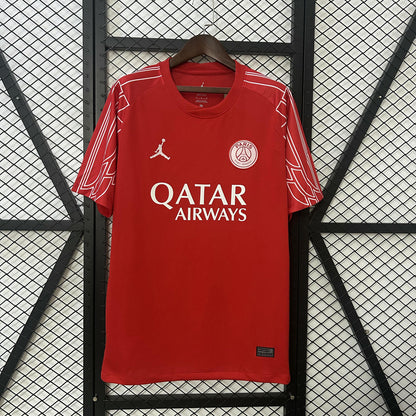 Camisola FC Paris Saint-Germain 2024-25 Alternativa Vermelha Versão Adepto