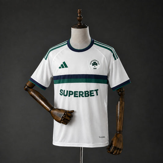 Camisola Panathinaikos AO 2026-27 Alternativa Branca Versão Adepto