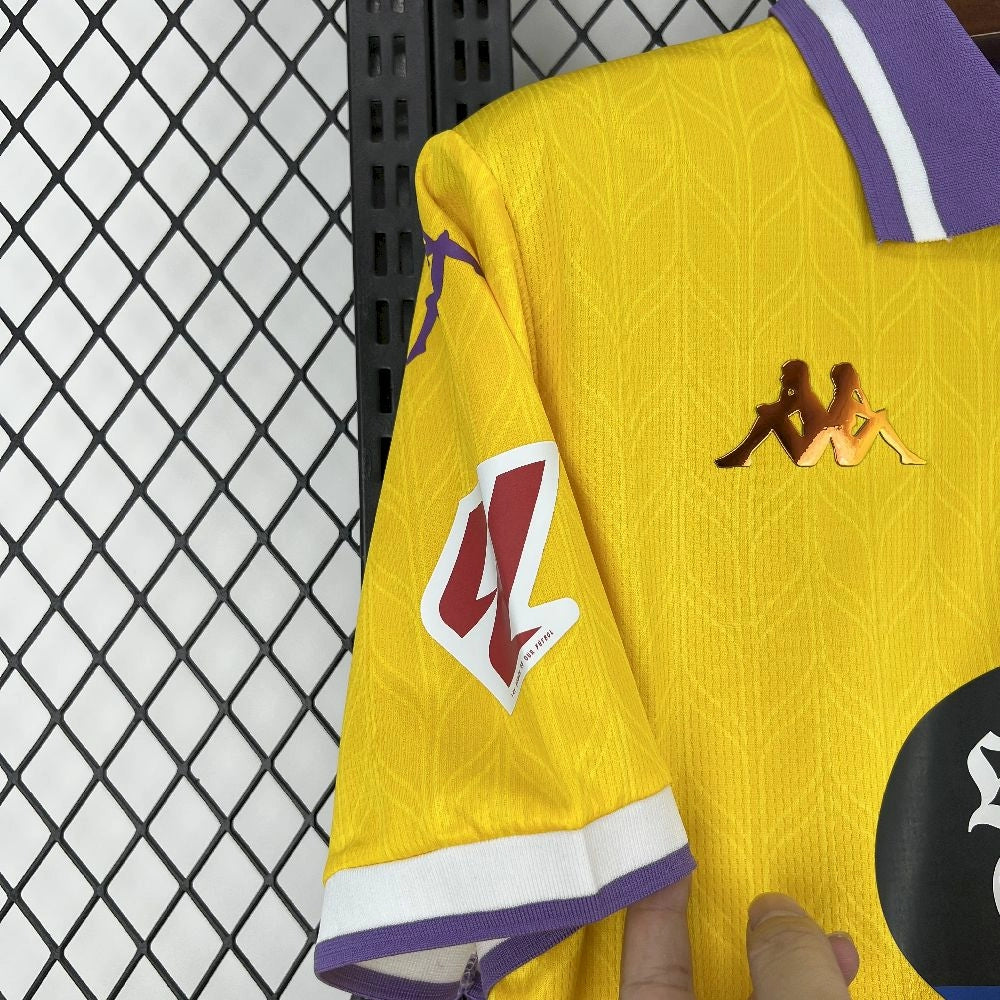 Camisola Real Valladolid CF 2025-26 Alternativa Amarela Versão Adepto