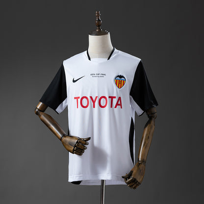 Camisola Valencia FC 2003-04 Principal Final UEFA CUP Versão Adepto