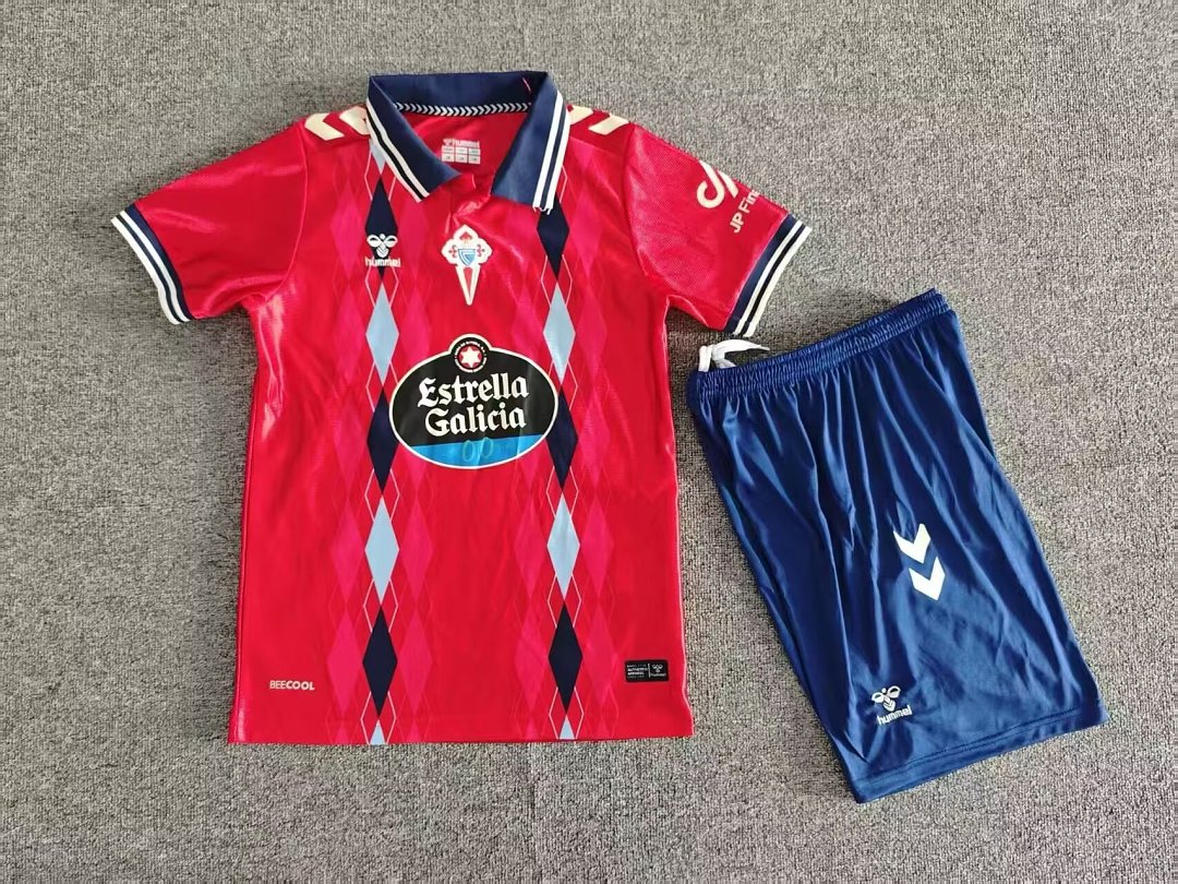 Kit Criança Celta Vigo 2026-27 Alternativo Vermelho