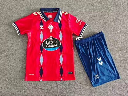 Kit Criança Celta Vigo 2026-27 Alternativo Vermelho