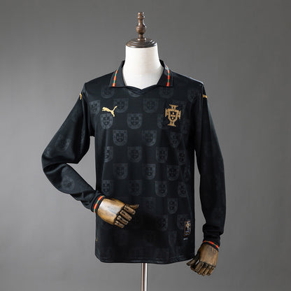 Camisola Manga Comprida Portugal 2026 Edição Pantera-Negra Eusebio Versão Adepto