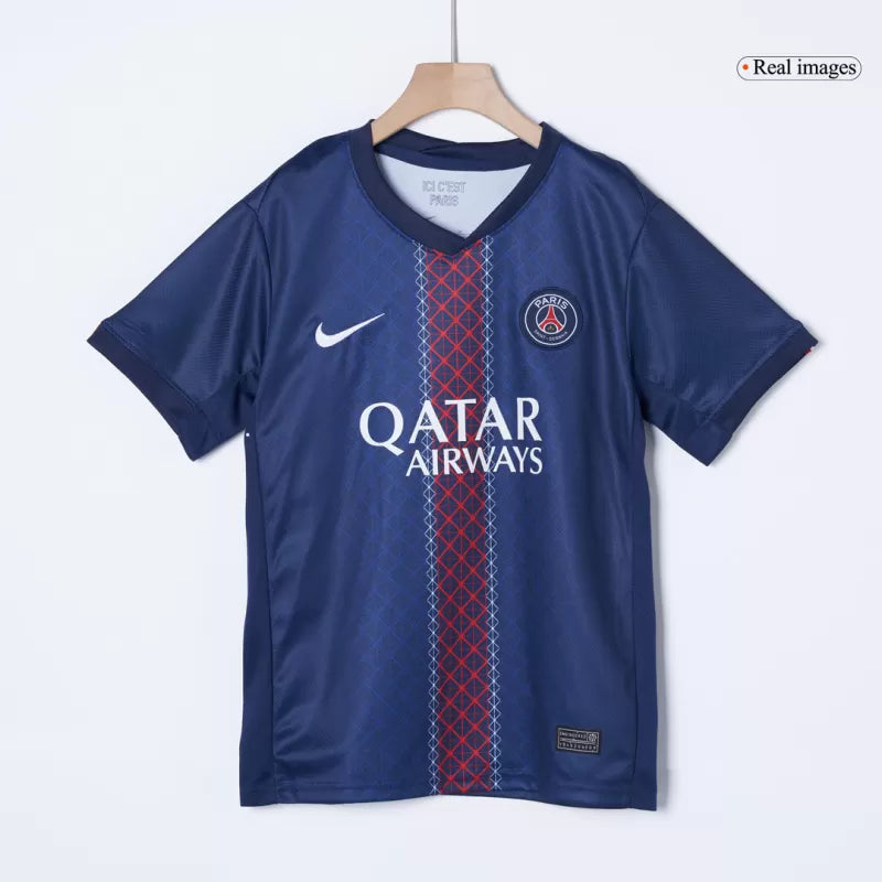 Kit Criança FC Paris Saint-Germain 2025-26 Principal (Entrega Imediata)