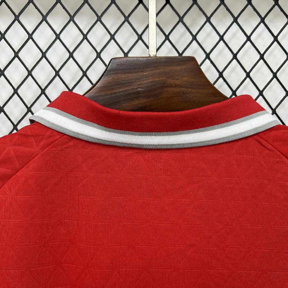 Camisola Cordoba CF 2025-26 Alternativa Vermelha Versão Adepto