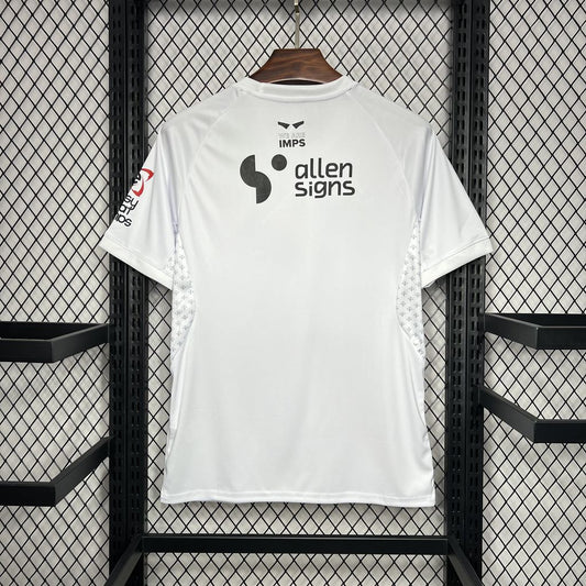Camisola Lincoln City 2024-25 Alternativa Branca Versão Adepto