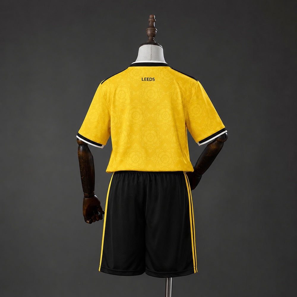 Kit Criança Leeds-U 2026-27 Alternativo Amarelo