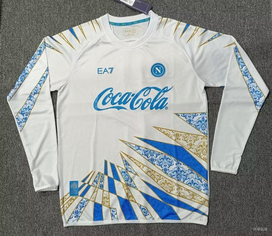 Camisola Manga Comprida Napoles 2025-26 Treino Versão Adepto