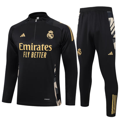 Fato de Treino Real Madrid CF 2024-25 - Camisola com Fecho