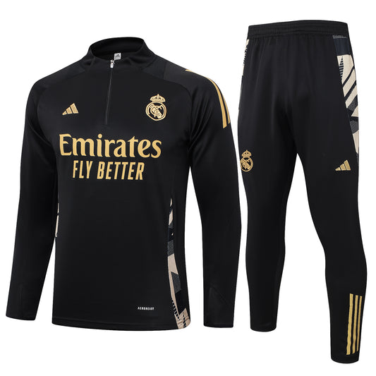 Fato de Treino Real Madrid CF 2024-25 - Camisola com Fecho