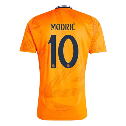 Camisola Real Madrid CF 2024-25 Alternativa Laranja Versão Adepto MODRIC #10